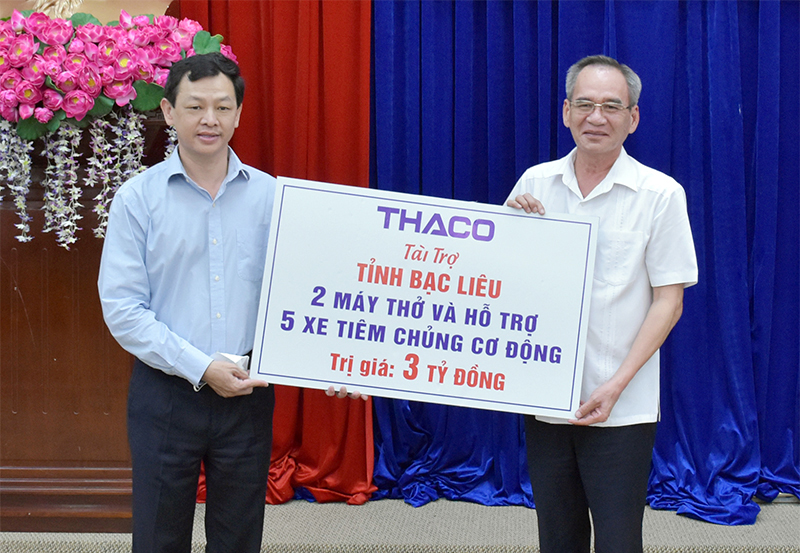 THACO trao tặng 8 máy thở cho các bệnh viện tại TP.HCM và Bạc Liêu 1