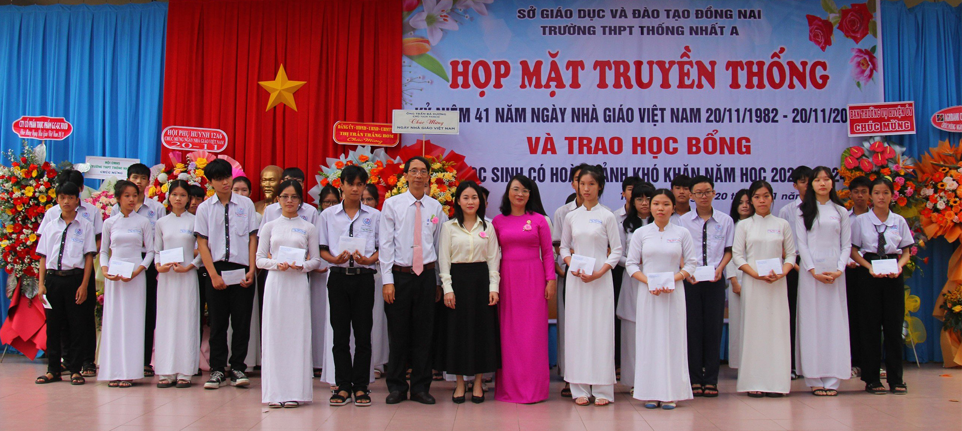 THACO tặng 20 suất học bổng cho học sinh khó khăn trường THPT Thống Nhất A, Trảng Bom